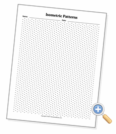 Isometric Dot Paper Photos and Images & Pictures